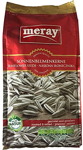 SONNENBLUMENKERNE DAKOTA geröstet & gesalzen mit Schale von Meray, 5x250g SONNENBLUMENKERNE DAKOTA geröstet & gesalzen mit Schale von Meray, 5x250g von Meray