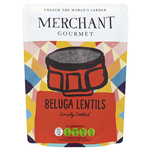 Merchant Gourmet Beluga Lentils Ready to Eat 250g von Merchant Gourmet