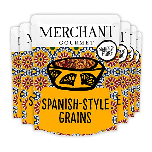 Merchant Gourmet Getreide und Reis im spanischen Stil, 6 Packungen à 250 g von Merchant Gourmet
