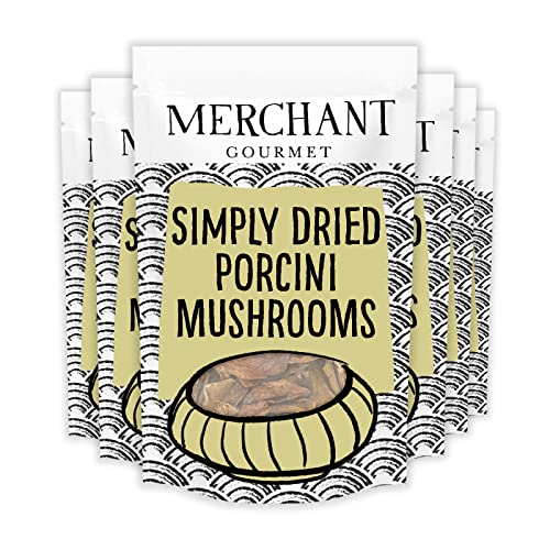 Merchant Gourmet Getrocknete Porcini Pilze, 6 Packungen à 50 g (vegan) von Merchant Gourmet