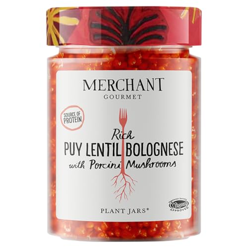 Merchant Gourmet Reichhaltige PUY Linse, Bolognese mit Porcini Pilzen, 330 g von Merchant Gourmet