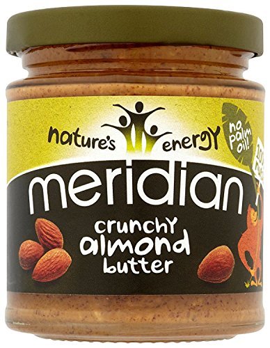 Almond Butter Crunchy 100% Nuts - 170g von Meridian