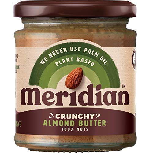 Almond Butter Crunchy 100% Nuts - 170g von Meridian