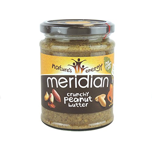Meridian - Organic Peanut Butter Crunchy 100% - 280g (Pack of 3) von Meridian