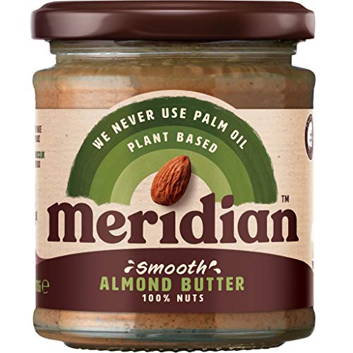 Meridian - Natural Almond Butter Smooth With Salt 100% - 170g (Pack of 3) von Meridian
