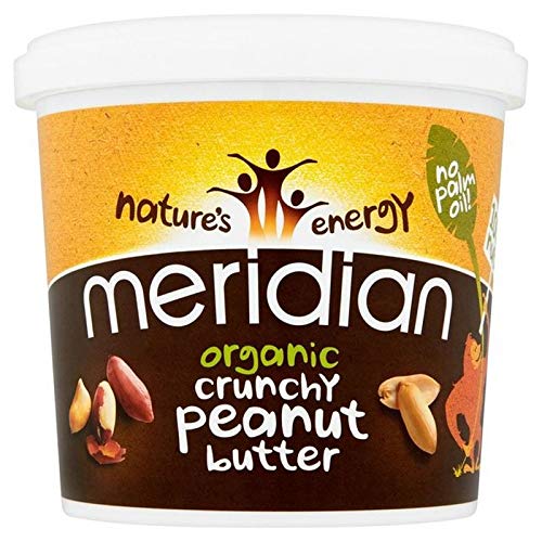 Meridian Organic Crunchy Peanut Butter 100% Nuts 1000g von Meridian