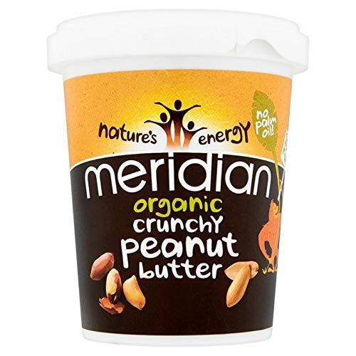 Meridian Organic Crunchy Peanut Butter 100% Nuts 454g von Meridian