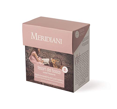 Aufguss Erdbeere und Himbeere 15 Filter aus Bio-Stoff – Schätze des Waldes – Meridiani Tea & Infusion Aufguss Erdbeere und Himbeere 15 Filter aus Bio-Stoff – Schätze des Waldes – Meridiani Tea & Infusion von Meridiani