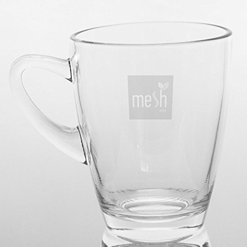 Mesh Stick Tee Glas mit Gravur - 12 Stück - Füllmenge 280ml von Mesh