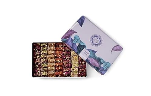 Famous Safranbolu Delight, Mixed Wick Turkish Delight, 1 kg in Metal Box von Meşhur Safranbolu Lokumcusu