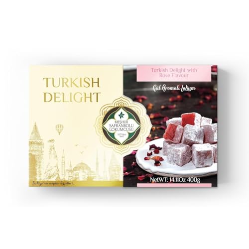 Meşhur Safranbolu Lokumcusu,Türkischer Leckerbissen mit Rosen,400 gramm von Meşhur Safranbolu Lokumcusu
