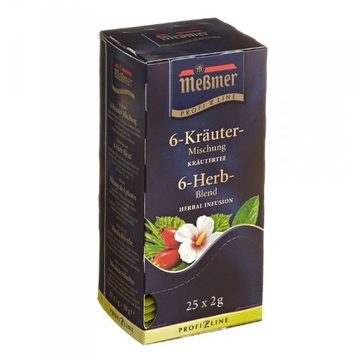 Meßmer 6-Kräuter-Mischung 25 Teebeutel - 12 Packungen Meßmer 6-Kräuter-Mischung 25 Teebeutel - 12 Packungen von Meßmer