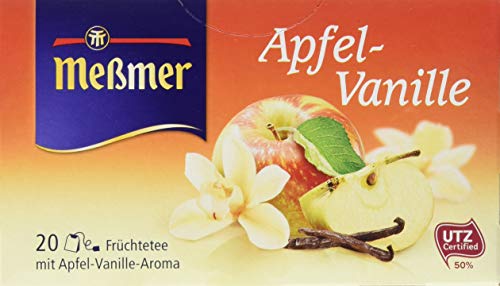Meßmer Apfel-Vanille, 20 Beutel, 10er Pack (10 x 55 g) von Meßmer