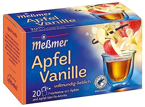 Meßmer Apfel-Vanille | 20 Teebeutel | Vegan | Glutenfrei | Laktosefrei Meßmer Apfel-Vanille | 20 Teebeutel | Vegan | Glutenfrei | Laktosefrei von Meßmer