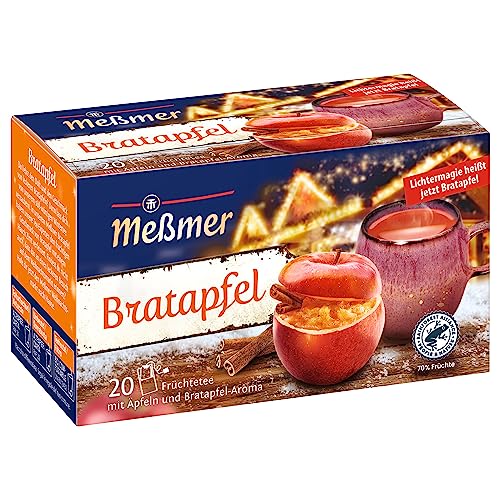 Meßmer Bratapfel | 20 Teebeutel | Glutenfrei | Laktosefrei | Vegan von Meßmer