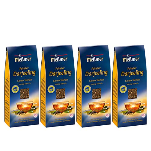 Meßmer Darjeeling, 4er Pack (4 x 150 g Packung) von Meßmer