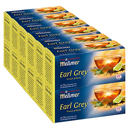 Meßmer Earl Grey 25 Teebeutel - 12 Packungen von Meßmer