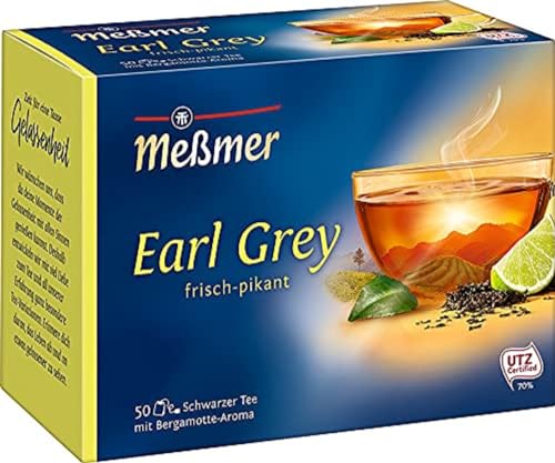 Meßmer Earl Grey | 50 Teebeutel | Vegan | Glutenfrei | Laktosefrei Meßmer Earl Grey | 50 Teebeutel | Vegan | Glutenfrei | Laktosefrei von Meßmer