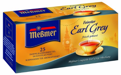 Meßmer Earl Grey Teebeutel, 12er Pack (12 x 25 x 1,75 g Packung) von Meßmer