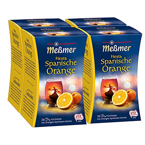 Me?mer Fiesta Spanische Orange 4er Pack von Meßmer