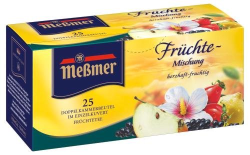 Meßmer Früchte Mischung, 12er Pack (12 x 25 x 3 g Packung) von Meßmer