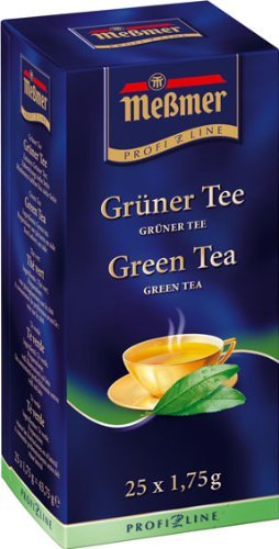 Meßmer Grüner Tee 25 Teebeutel - 12 Packungen von Meßmer