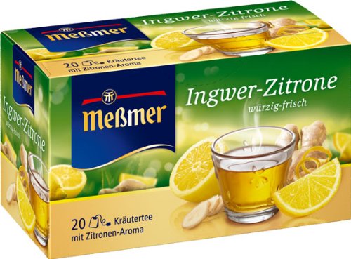 Meßmer Ingwer-Zitrone 20 TB, 2er Pack (2 x 35 g) von Meßmer
