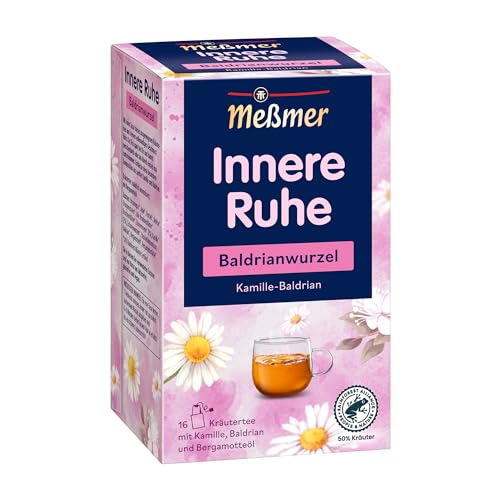 Meßmer Innere Ruhe | Baldrianwurzel | 16 Teebeutel | Glutenfrei | Laktosefrei | Vegan von Meßmer