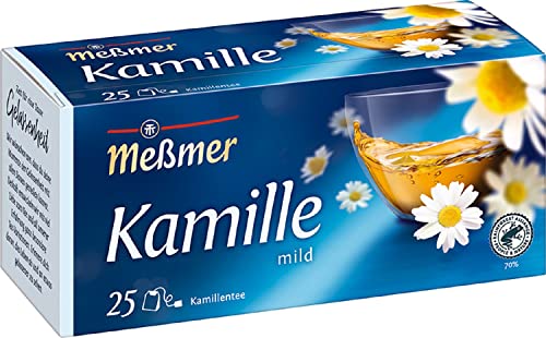 Meßmer Kamille | 25 Teebeutel | Vegan | Glutenfrei | Laktosefrei Meßmer Kamille | 25 Teebeutel | Vegan | Glutenfrei | Laktosefrei von Meßmer