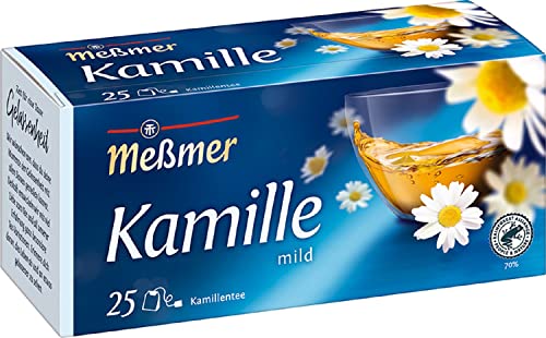 Meßmer Kamille | 25 Teebeutel | Vegan | Glutenfrei | Laktosefrei von Meßmer