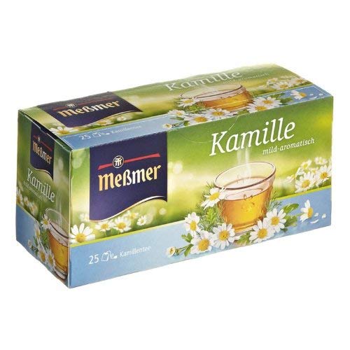 Meßmer Kamille mild 25 Teebeutel - 12 Packungen von Meßmer