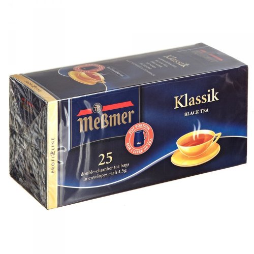 Meßmer Klassik Black Tea 25 Teebeutel - 12 Packungen von Meßmer
