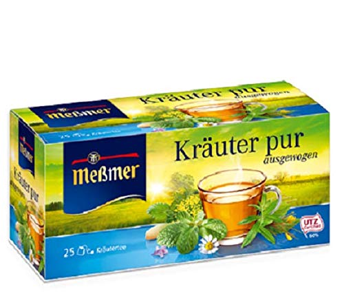 Meßmer Kräuter Pur, 12er Pack (12 x 25 x 2 g Packung) von Meßmer