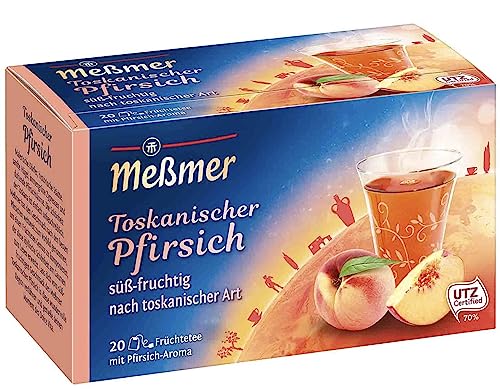 Meßmer Ländertee | Toskanischer Pfirsich | 20 Teebeutel | Glutenfrei | Laktosefrei | Vegan Meßmer Ländertee | Toskanischer Pfirsich | 20 Teebeutel | Glutenfrei | Laktosefrei | Vegan von Meßmer