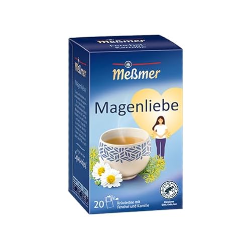 Meßmer Magenliebe, Fenchel-Kamille 20 Beutel, 10er Pack (10 x 50 g) von Meßmer