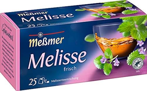 Meßmer Melissen-Mischung | 25 | Teebeutel | Vegan | Glutenfrei | Laktosefrei von Meßmer