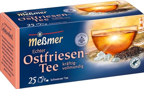 Meßmer Ostfriesen-Tee | 25 Teebeutel | Glutenfrei | Laktosefrei | Vegan von Meßmer