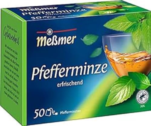 Meßmer Pfefferminze I 50 Teebeutel I Vegan I Glutenfrei I Laktosefrei Meßmer Pfefferminze I 50 Teebeutel I Vegan I Glutenfrei I Laktosefrei von Meßmer