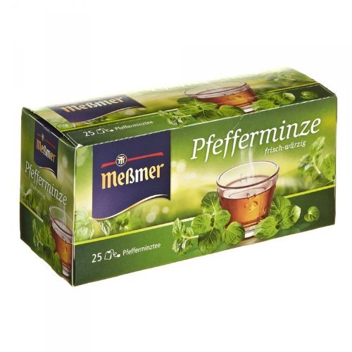 Meßmer Pfefferminze frisch-würzig 25 Teebeutel - 12 Packungen Meßmer Pfefferminze frisch-würzig 25 Teebeutel - 12 Packungen von Meßmer