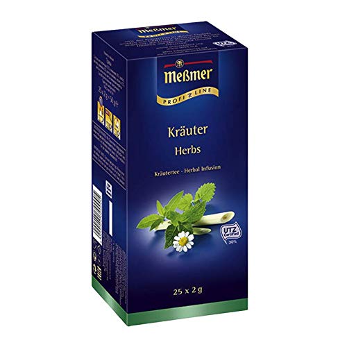 Messmer ProfiLine 6-Kräuter 25 x 2 g, 4er Pack (4 x 50 g) von Meßmer