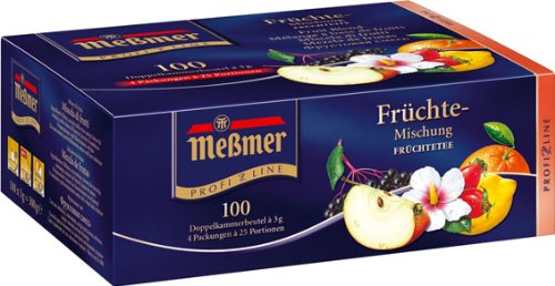 Meßmer ProfiLine Früchte 100 x 3 g, 1er Pack (1 x 300 g) von Meßmer