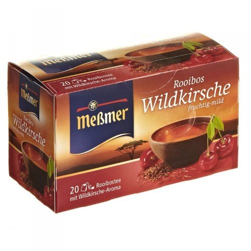 Meßmer Rooibos Wildkirsche 20 Teebeutel - 12 Packungen von Meßmer