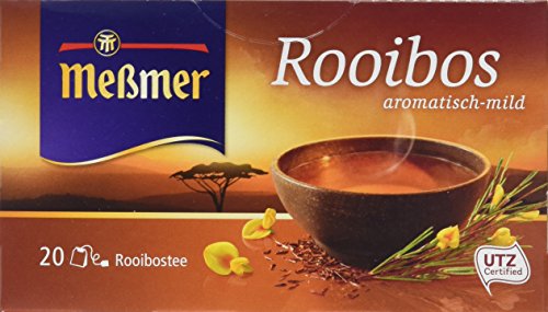 Meßmer Rooibos pur (nicht aromatisiert) 20 TB, 4er Pack (4 x 40 g) von Meßmer