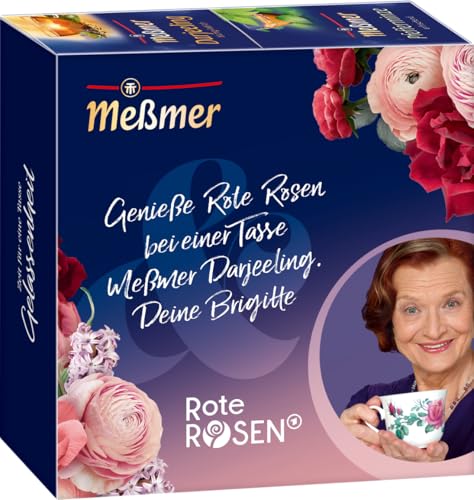 Meßmer Rote Rosen Geschenkbox | Enthält je 25 Teebeutel Darjeeling und Pfefferminze | Glutenfrei | Laktosefrei | Vegan Meßmer Rote Rosen Geschenkbox | Enthält je 25 Teebeutel Darjeeling und Pfefferminze | Glutenfrei | Laktosefrei | Vegan von Meßmer