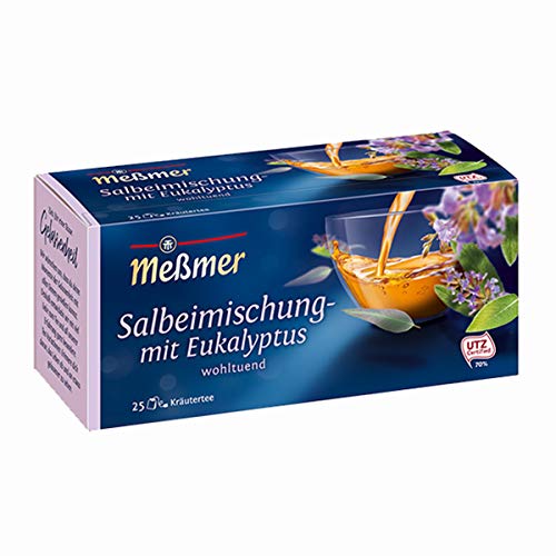 Meßmer Salbei Mischung mit Eukalyptus würziger Geschmack 25 Teebeutel von Meßmer