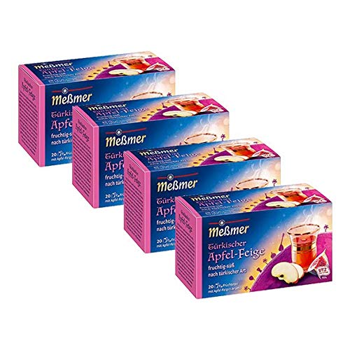 Meßmer Türkischer Bayram Apfel-Feige 4er Pack von Meßmer