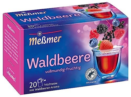 Meßmer Waldbeere | 20 Teebeutel | Vegan | Glutenfrei | Laktosefrei von Meßmer