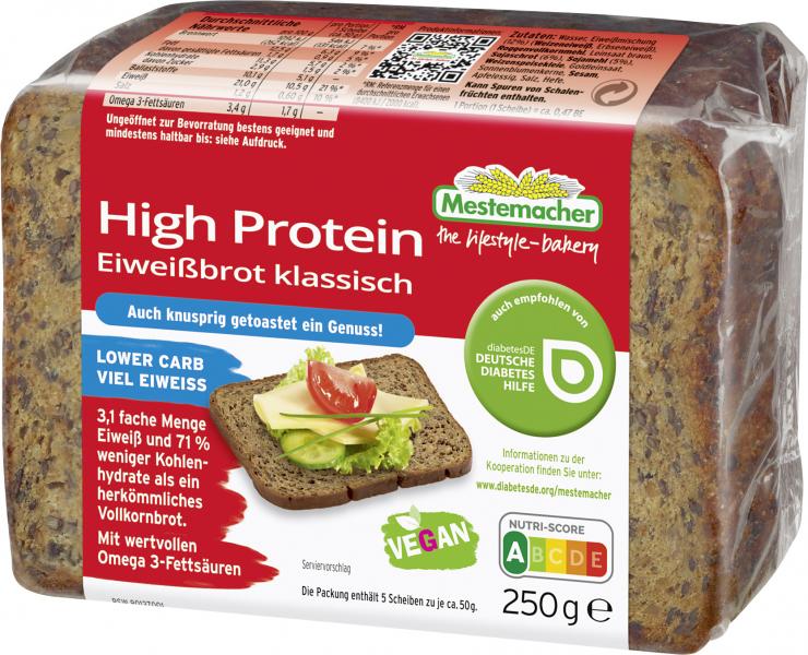 Mestemacher High Protein Eiweißbrot klassisch von Mestemacher