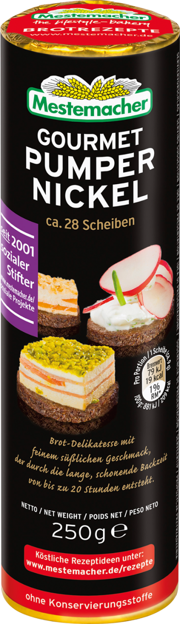 Mestemacher Gourmet Pumpernickel Mestemacher Gourmet Pumpernickel von Mestemacher