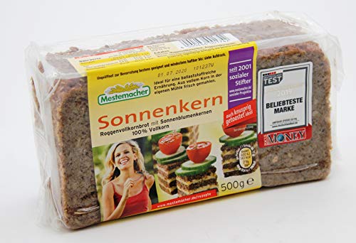 Mestemacher Sonnenkern Roggenvollkornbrot, 9er Pack (9 x 500g) von Mestemacher